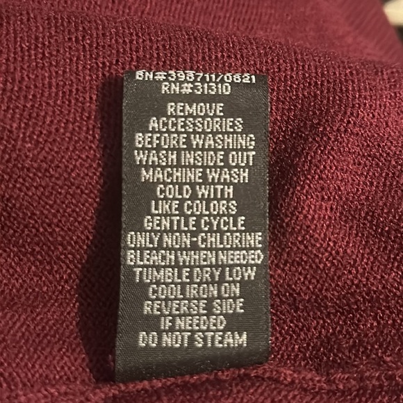 By & By Long Sleeve Knit Ribbed Mini Sweater Dress Burgundy NWT Medium #1117G3J - Picture 11 of 11